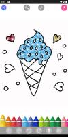 Glitter Ice Cream Coloring Pages syot layar 1