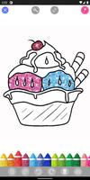 Glitter Ice Cream Coloring Pages syot layar 2