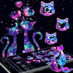 Glitter Sparkling Cat Theme