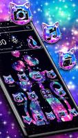 Glitter Sparkling Cat Theme syot layar 1