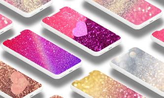 Glitter Wallpaper постер