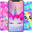 ”Glitter Unicorn Wallpaper