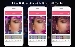 Glitter Sparkle Photo Effects-Glitter Photo Editor capture d'écran 2