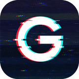 3D Glitch Photo Effects - Camera VHS Camcorder Zeichen