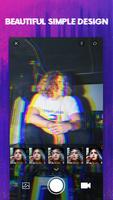 3D Glitch Photo Effects - Camera VHS Camcorder Plakat