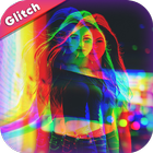 Glitch Video Image Effect Make ikona