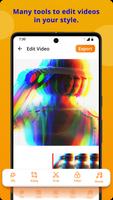 Video Editor: Glitch Video App Cartaz