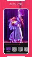 Glitch VHS Video Effect Editor - Retro Cam Filter imagem de tela 1