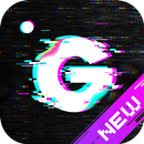 글리치 VHS 리트로 - 3D 글리치 효과 & 사진 편집기 APK