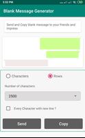 Blank Message Generator ảnh chụp màn hình 1