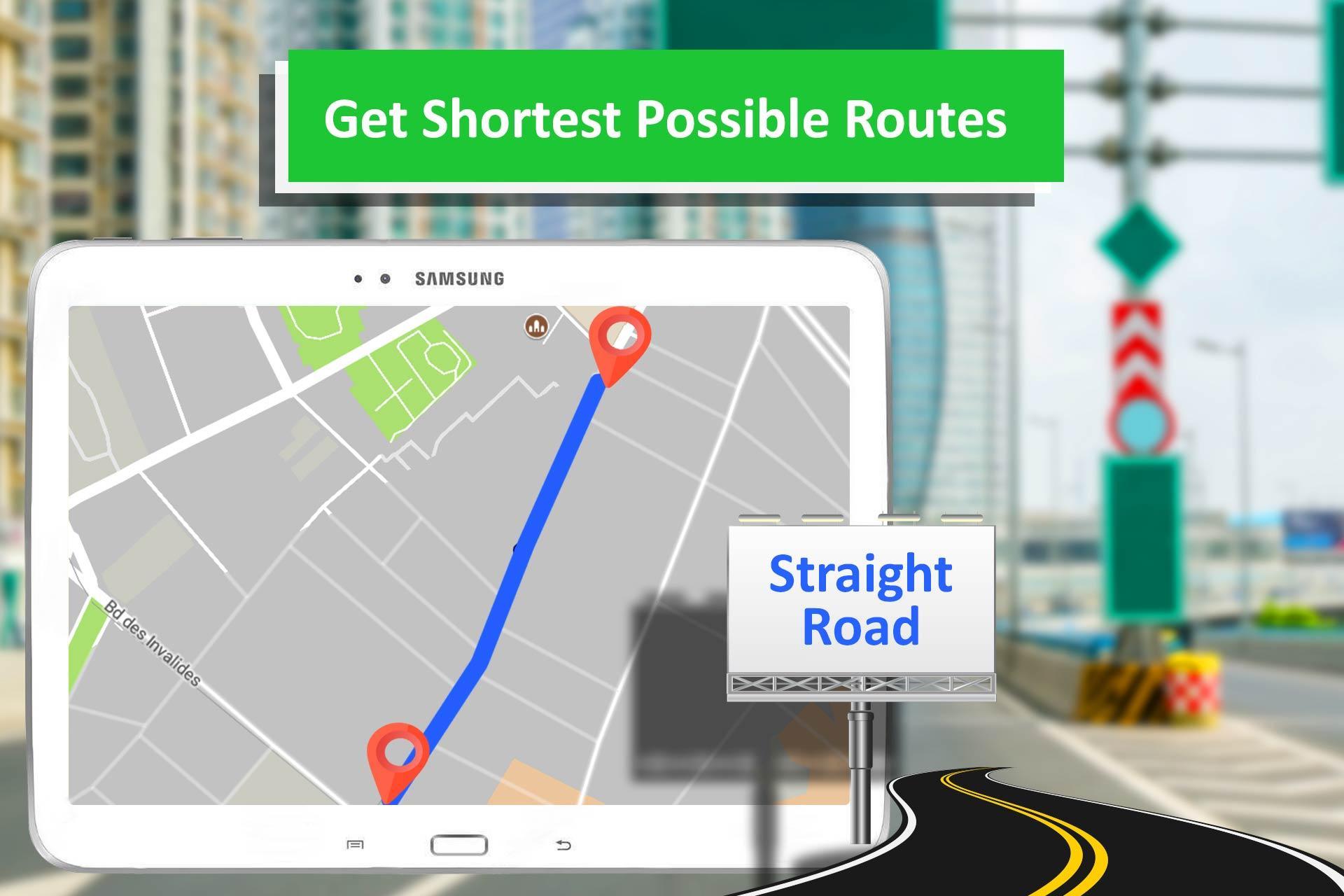 Map navigation Route