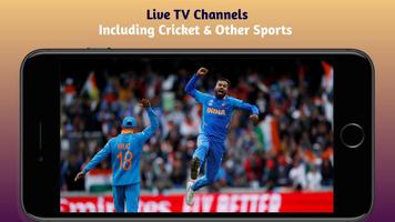 Live TV Channels: Cricket, News, Movies Guide capture d'écran 3