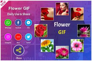 Flower GIF imagem de tela 3