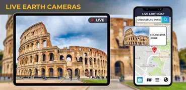 vivere terra Camera 2020,webcam, mappa della terra