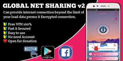 Global Net Sharing Free VPN پوسٹر