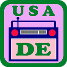 USA Delaware Radio-icoon