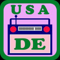 USA Delaware Radio-poster
