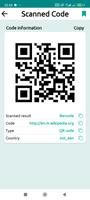 Barcode scanner screenshot 2