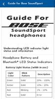 Guide for Bose SoundSport स्क्रीनशॉट 1