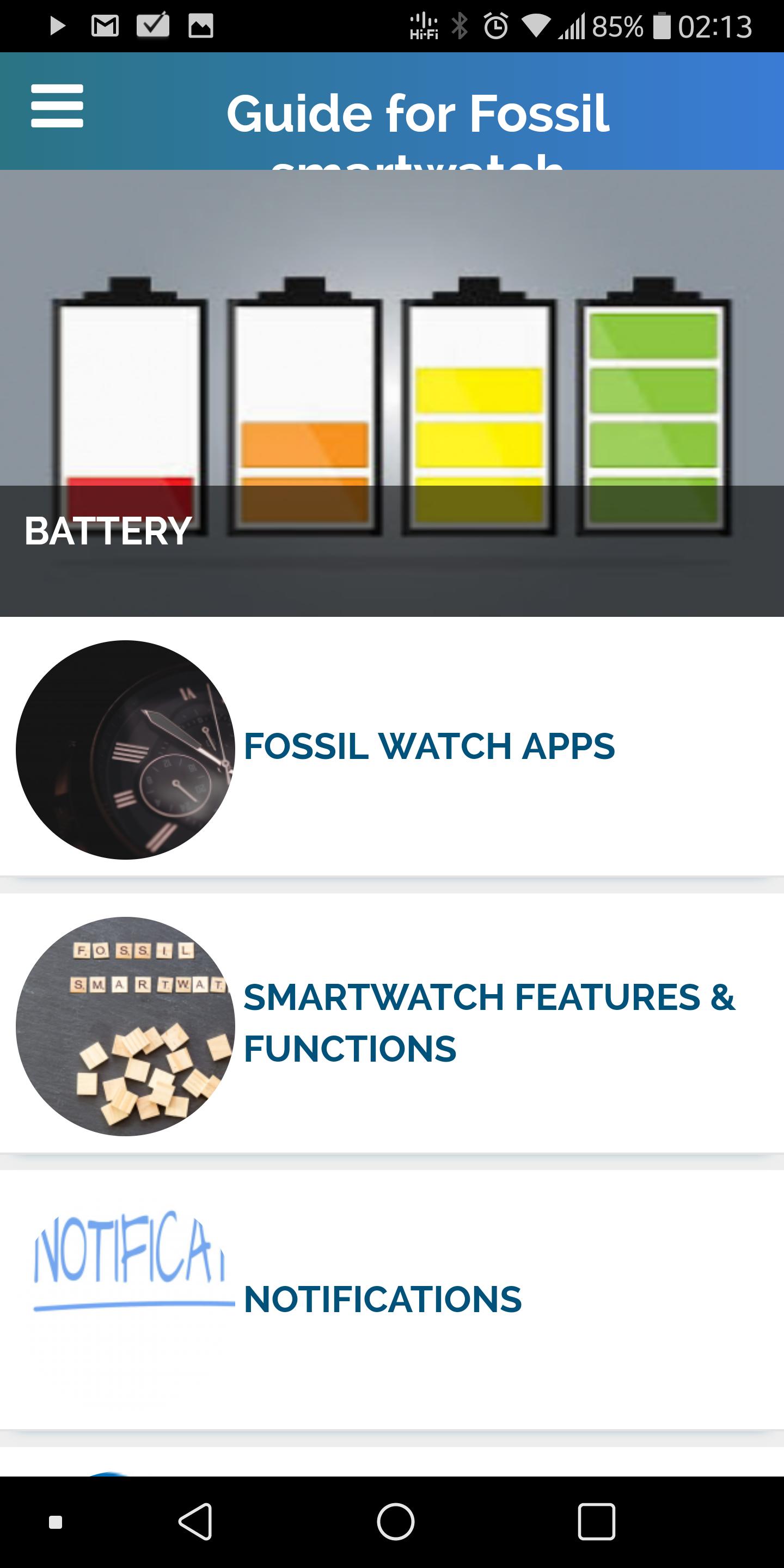 Guide for Fossil GEN 4 SMARTWATCH - Q EXPLORIST HR for Android - APK Download