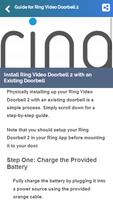 Guide for Ring Video Doorbell  capture d'écran 3