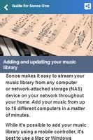 Guide for Sonos products captura de pantalla 2