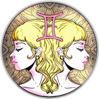 Géminis Zodiaco Horóscopo 2025 icono