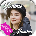 Girls Phone Number App أيقونة