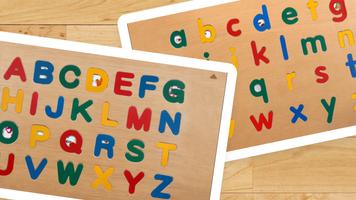 Puzzle ABC pour enfants Affiche