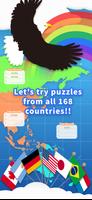 World Map Puzzle poster