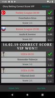 Glory Betting Tips Correct Score VIP capture d'écran 2