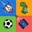 2 jogadores : jogo 4 jogadores ícone