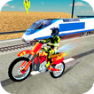 Tricky Bike vs Train Racing Fun