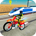 آیکون‌ Tricky Bike vs Train Racing Fun