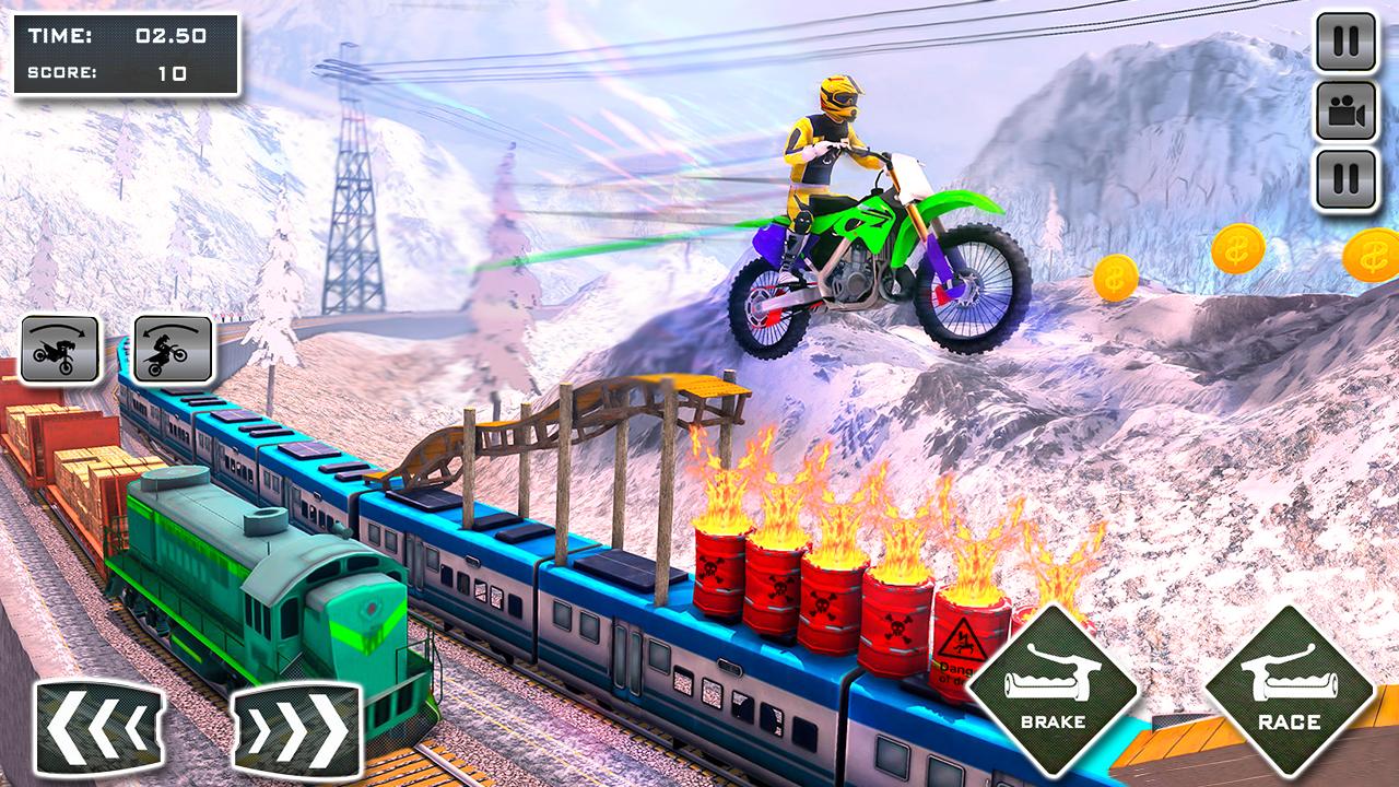 Tricky Bike Vs Train Racing Fun For Android Apk Download