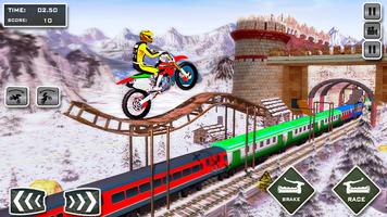 برنامه‌نما Tricky Bike vs Train Racing Fun عکس از صفحه