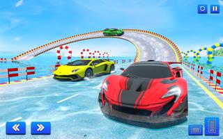 Water Surfing Car Stunt Games Plakat