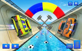 Water Surfing Car Stunt Games скриншот 2