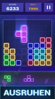 Glow Puzzle Block Plakat