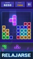 Glow Puzzle Bloque - juego rom Poster