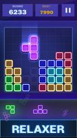 Glow Puzzle Block Affiche