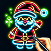 Christmas Coloring Book Glow
