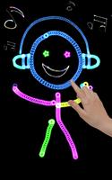 Glow the GIF: Art of Neon Color Drawing скриншот 2