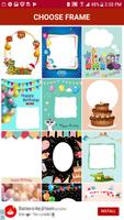 Birthday Frames captura de pantalla 2