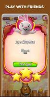 RABBIT BUBBLE BLAST – RABBIT RESCUE BUBBLE SHOOTER ảnh chụp màn hình 1