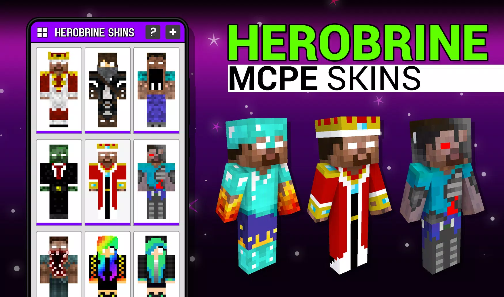 Herobrine Skins for Minecraft MCPE APK for Android Download