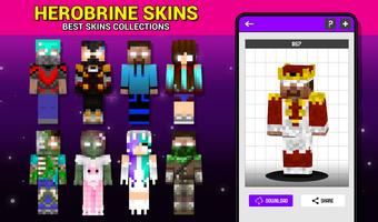 Herobrine Skins screenshot 1