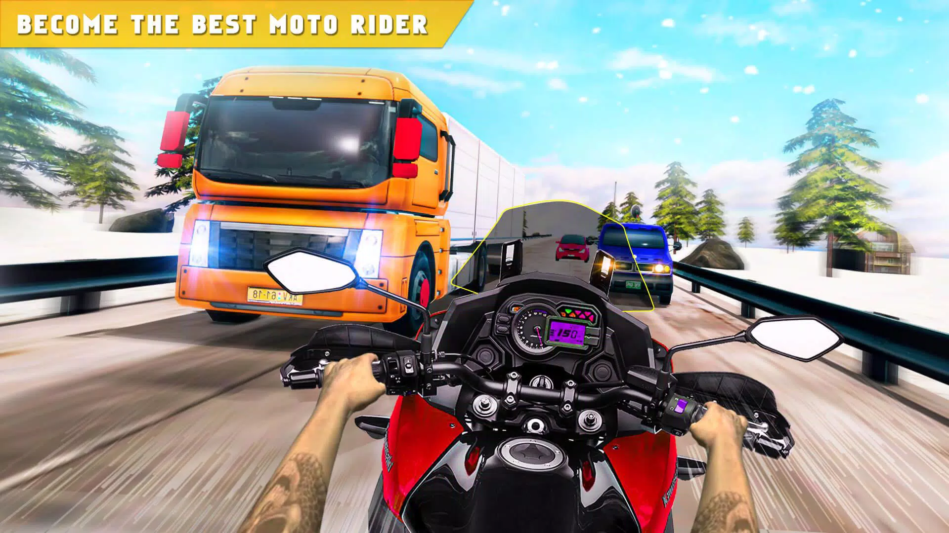 Highway Traffic Bike Race Moto