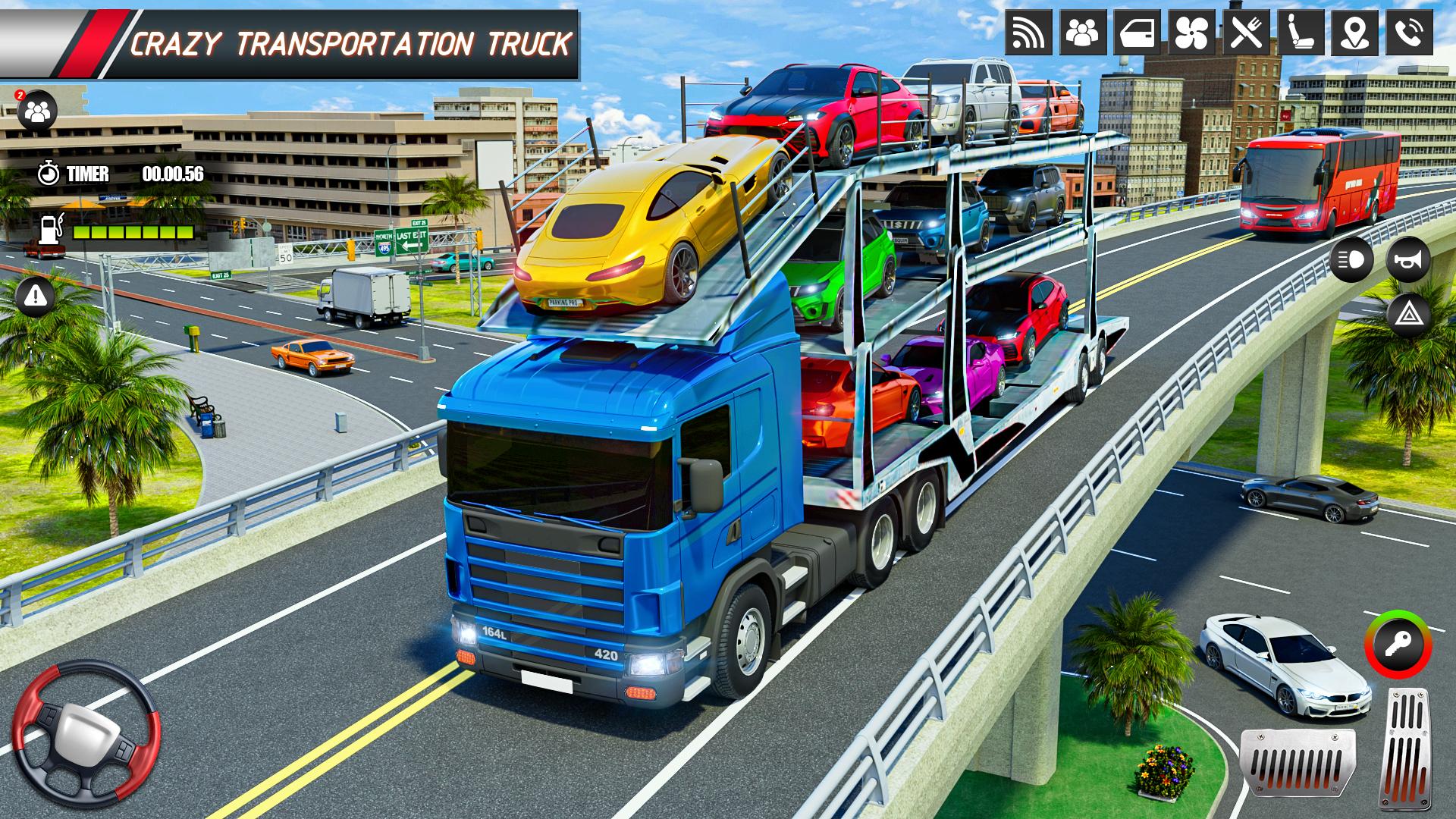 لعبة محاكاة الشاحنات المجنونة APK للاندرويد تنزيل