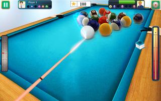 9 bola game biliar snooker poster